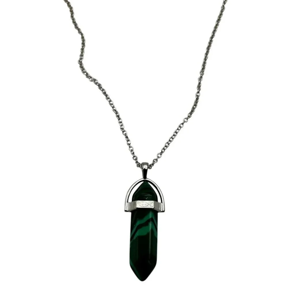 Multi Color Quartz Necklace Pendant Necklace Chain Crystal Necklace Women Jewelr